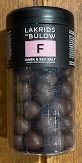 F Regular – Dark & Salt 295 g. Chocolate Coated Liquorice