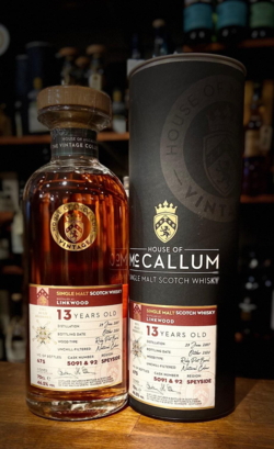 House Of McCallum Linkwood 13 års Speyside Single Malt Whisky 46,5%