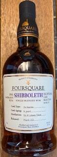 Foursquare Shibboleth 16 years old Barbados Single Blended Rum 56%
