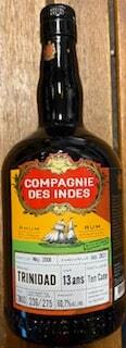 Compagnie Des Indes Trinidad Ten Cane 13 års Single Cask 60,7%
