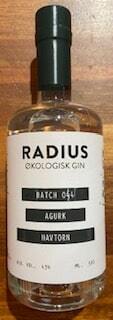 Radius gin Batch 044 43%