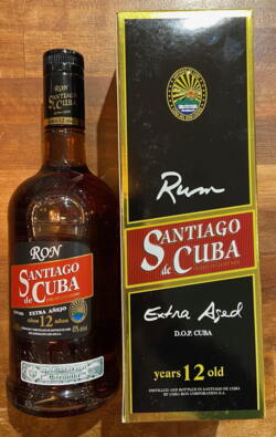Ron Santiago de Cuba 12 years old rum 40%