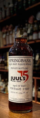 Springbank 34 years Campbeltown Single Malt Whisky 47,1%