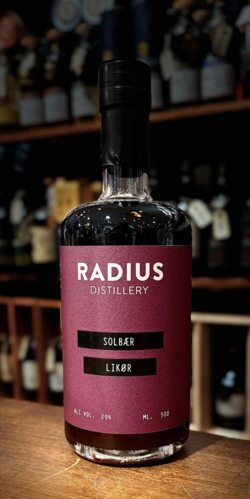 Radius Distillery Solbær likør 29%