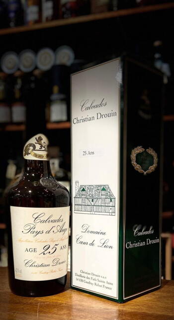 Christian Drouin 25 years old aged Calvados 42%