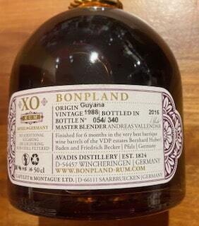 Bonpland Extremely Rare 28 års Guyana Rum 50% 50 cl.