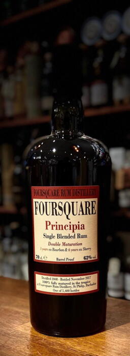 Foursquare Principia Single Blended Rum Barbados 62%