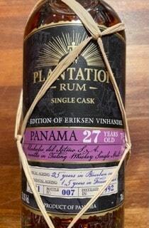 Plantation Rum Single Cask Panama 27 år