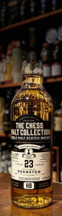 The Chess Malt Collection H8 Deanston 23 års Highland Single Malt Whisky, 52,7%