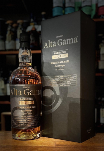 Alta Gama Single Cask 21 års Barbados rum 61%