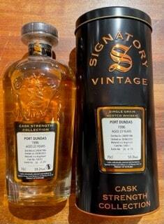 Port Dundas 1996 #128352 23 års Single Grain Scotch Whisky 59,3%