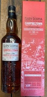 Glen Scotia 10 års Bordeaux Red Wine Finish Campbeltown Single Malt Whisky 56,1% 2021
