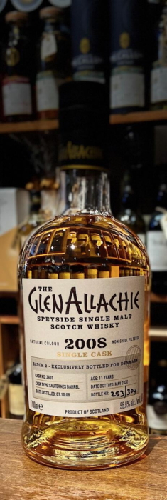 Glenallachie 2008 #3601 11 Years Single Speyside Malt Whisky 55,9%