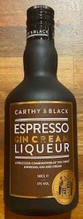 Carthy & Black Yorkshire Espresso Gin Cream Liqueur 17%