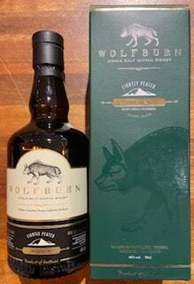 Wolfburn Morven Lightly Peated Highland Single malt whisky 46%