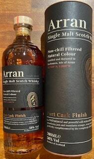 Arran Port Cask Finish Single Malt Whisky 50%