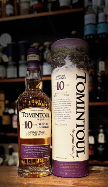 Tomintoul 10 års Speyside Single Malt Whisky 40%