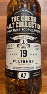The Chess Malt Collection A7 Pulteney Highland Single Malt Whisky 59,7%