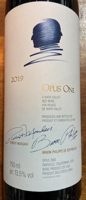 Opus One Napa Valley Californien 2019