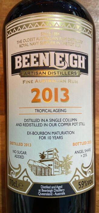 Beenleigh 2013 10 års Australsk rum 59% 2023