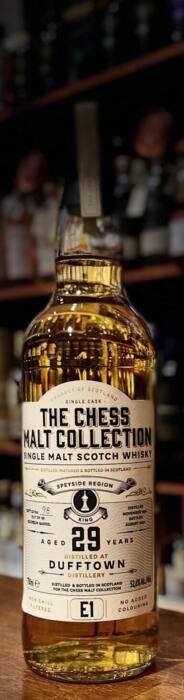The Chess Malt Collection E1 Dufftown 29 years Speyside Single Malt Whisky 53,6%