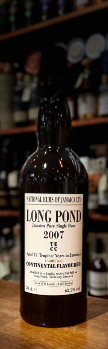 Long Pond TECC 11 års Jamaica rum 62,5% Velier 2007