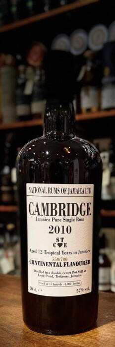 Cambridge STC♥E 12 års Jamaica Rum 57% Velier 2010