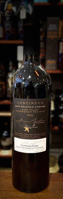 Continuum Sage Mountain Vineyard Proprietary Red Blend Napa Valley 2019