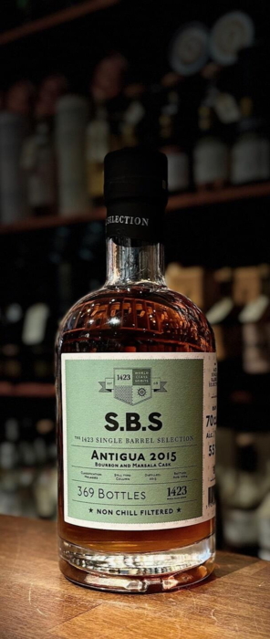 SBS 8 year Antigua Rum Bourbon and Marsala Cask 2015