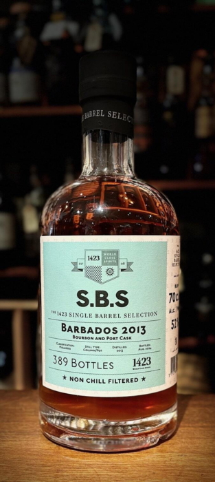 SBS 10 years Barbados Rum Bourbon and Port Cask 2013 52%