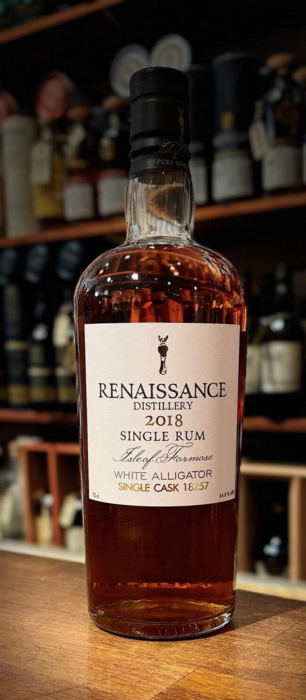 Renaissance 2018 White Alligator 3 years Single Cask Taiwan Rum 64,8%