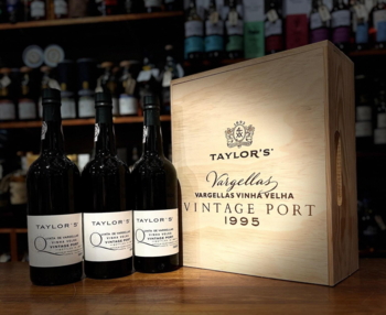 Taylor's Port Quita de Vargellas Vinha Velha Vintage 1995 - 3 bottles