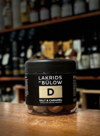 D Small – Salt & Caramel 125 g. - Chocolate Coated Liquorice