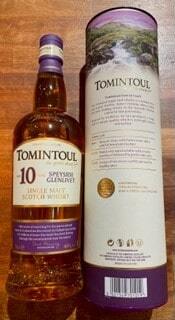 Tomintoul 10 years Speyside Single Malt Whisky 40%