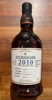 Foursquare 2010 12 years Barbados Single Blended Rum 60%