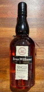 Evan Williams Single Barrel Vintage 2013 Kentucky Straight Bourbon Whiskey 43,3%