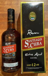Ron Santiago de Cuba 12 years old rum 40%