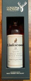 Linkwood 25 års Speyside Single Malt Whisky 43% (GM)