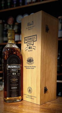 Bushmills 21 Years Old Single Irish Malt Madeira Finish Whisky 40%