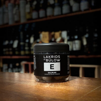 E Salmiak Small 115 g. - Chocolate Coated Liquorice