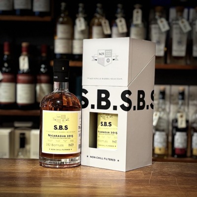 S.B.S. Nicaragua 2015 Single Cask Rum 11 år Bourbon & Virgin Oak 52%