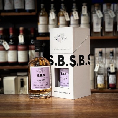 S.B.S. India 2016 Single Cask Rum 10 år Bourbon Cask 55%