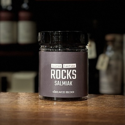 ROCKS Salmiak 120 g – Handmade salmiak candies with an intense flavor