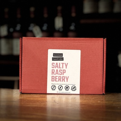 Salty Raspberry – sweet gourmet licorice with raspberries and sea salt