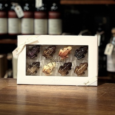 Xocolatl Tipsy Frogs – fyldte chokoladefrøer med spiritus
